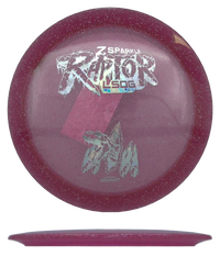 Discraft Raptor - Z Sparkle - 2026 Ledgestone (Season One) / 173-74g - Rose Red (Moneystamp) - Skyline Disc Golf
