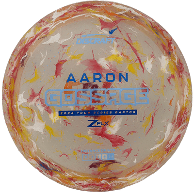 Discraft Raptor Discraft Raptor - Jawbreaker Z FLX - Aaron Gossage Tour Series / 173-74g - Multicolor Jawbreaker (Blue/Sky Blue) - Skyline Disc Golf