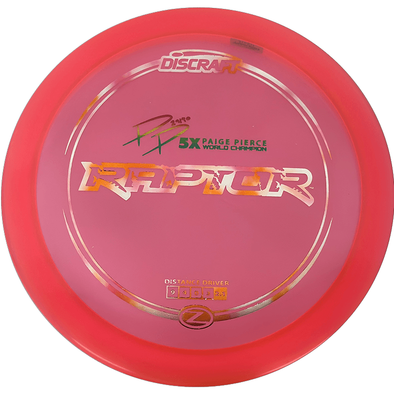 Discraft Raptor Discraft Raptor - Z Line / 173-74g - Light Red (Red/Orange Jellybean) - Skyline Disc Golf