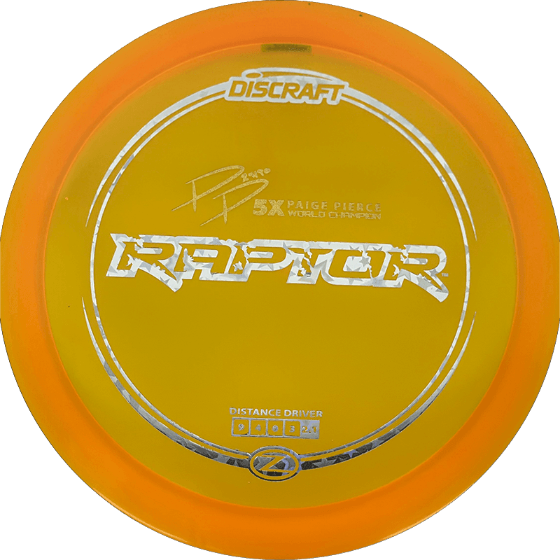 Discraft Raptor - Z Line / 173-74g - Orange (Silver Stars)