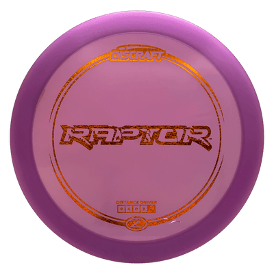 Discraft Raptor Discraft Raptor - Z Line / 173-74g - Purple (Orange Laser) - Skyline Disc Golf