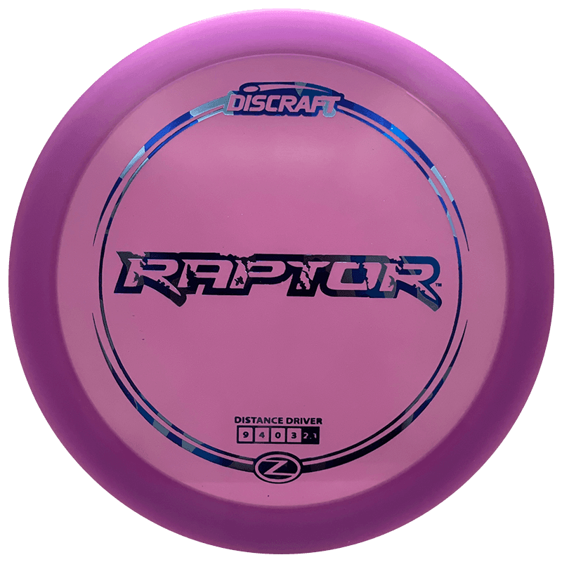 Discraft Raptor Discraft Raptor - Z Line / 173-74g - Purple (Silver/Blue Foil) - Skyline Disc Golf