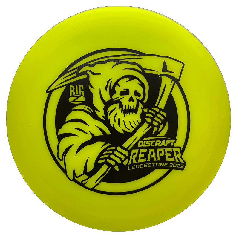 Discraft Reaper - Big Z / 173-74g - Yellow (Black - Ledgestone Stamp) - Skyline Disc Golf