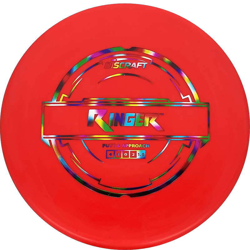 170 - 72g - Red (Jellybean) Putter Line Discraft Ringer - Skyline Disc Golf