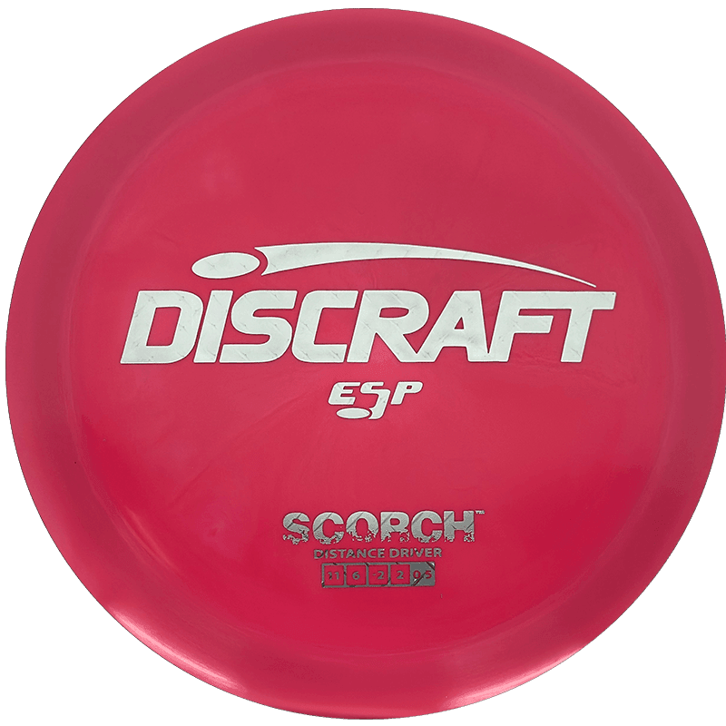 173 - 74g - Hot Rose Pink (Diamond Plate) ESP Discraft Scorch - Skyline Disc Golf
