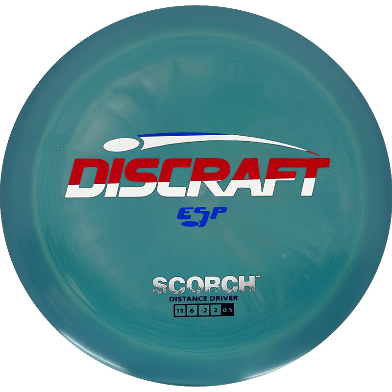 Discraft Scorch Discraft Scorch - ESP / 170-72g - Blue Green Swirl (Red/Silver/Blue Foil) - Skyline Disc Golf