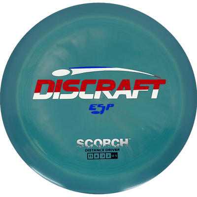 Discraft Scorch Discraft Scorch - ESP / 170-72g - Blue Green Swirl (Red/Silver/Blue Foil) - Skyline Disc Golf