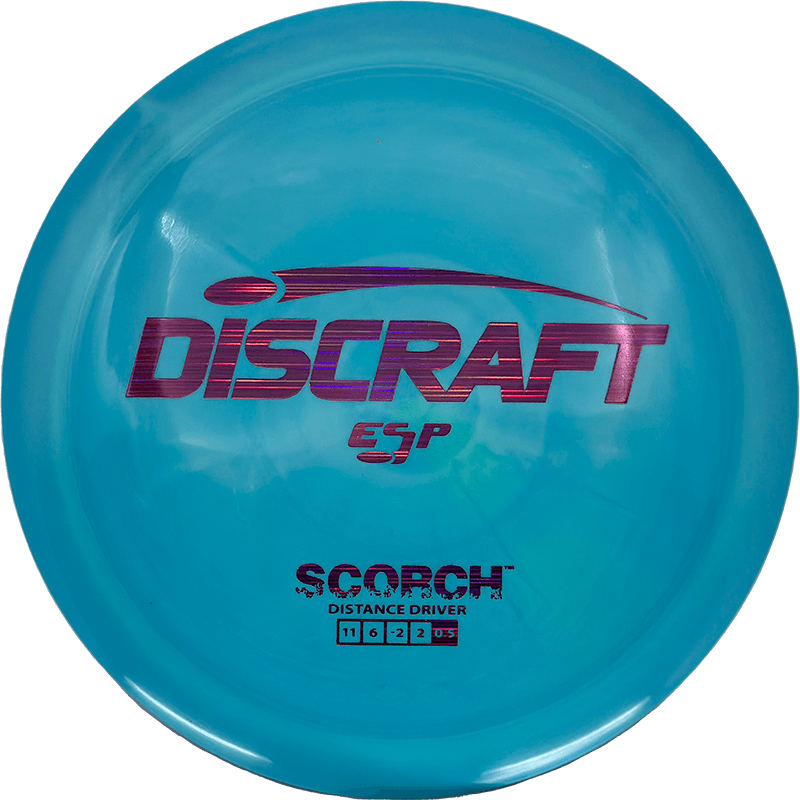 Discraft Scorch Discraft Scorch - ESP / 173-74g - Sky Blue (Magenta Foil) - Skyline Disc Golf