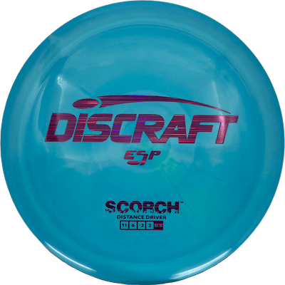 Discraft Scorch Discraft Scorch - ESP / 173-74g - Sky Blue (Magenta Foil) - Skyline Disc Golf