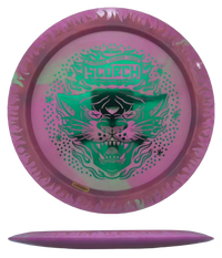 Discraft Scorch - ESP FuZed / 173-74g - Magenta Swirl w/ Magenta Flames (Green Foil - Supreme Flight Open Edition) - Skyline Disc Golf