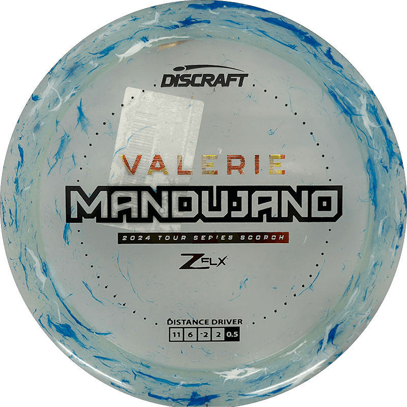 Discraft Scorch Discraft Scorch - Jawbreaker Z FLX - Valerie Mandujano Tour Series / 170-72g - Light Blue Jawbreaker (Sunset Foil/Black) - Skyline Disc Golf