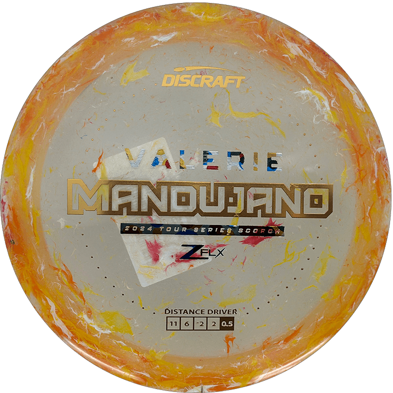 Discraft Scorch Discraft Scorch - Jawbreaker Z FLX - Valerie Mandujano Tour Series / 173-74g - Orange Jawbreaker (Wonderbread/Gold) - Skyline Disc Golf