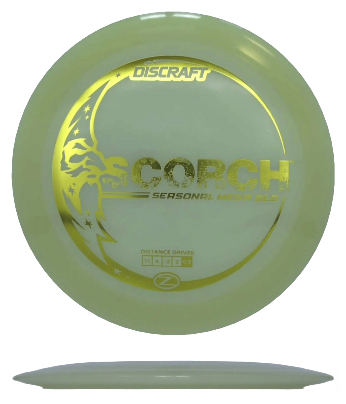 Discraft Scorch - Seasonal Mega Glo / 172g - Glow (Chrome Stars) - Skyline Disc Golf