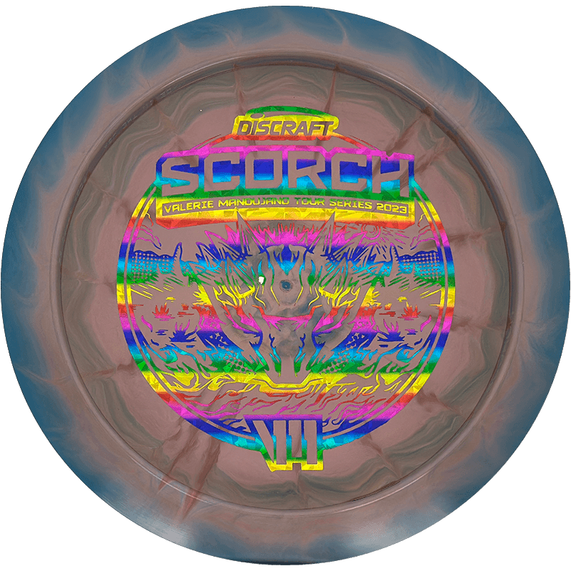 Discraft Scorch Discraft Scorch - Signature ESP - Valerie Mandujano Tour Series / 170-72g - Slate Pink/Blue-ish Swirl (Rainbow) - Skyline Disc Golf