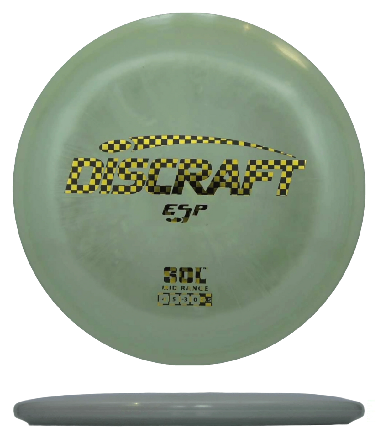 Discraft Sol - ESP / 167-69g - Pea Green (Black/Gold Checkers) - Skyline Disc Golf