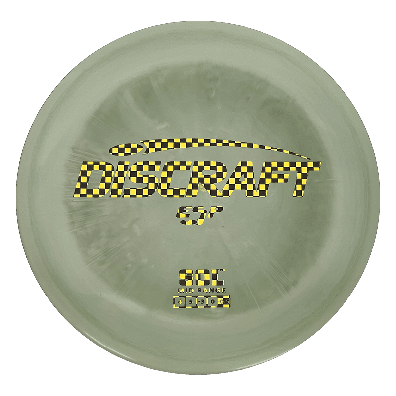 Discraft Sol - ESP / 167-69g - Pea Green (Black/Gold Checkers)