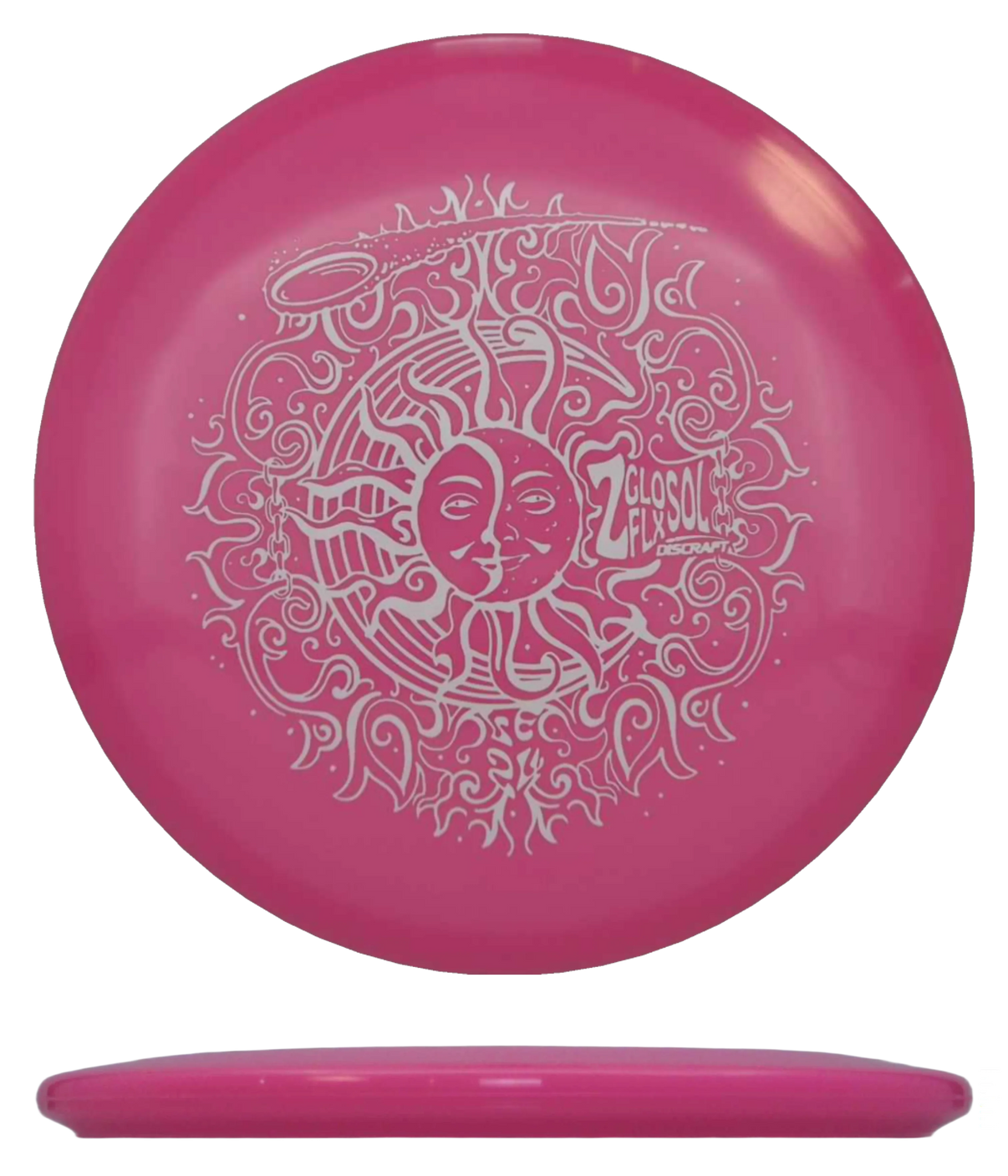 Discraft Sol - Z GLO FLX / 173-74g - Hot Pink (White) *008* - Skyline Disc Golf