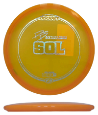 Discraft Sol - Z Line / 164-66g - Orange (Silver Shatter) - Skyline Disc Golf