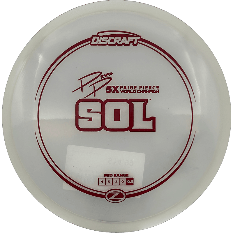 Discraft Sol - Z Line / 173-74g - White (Red)