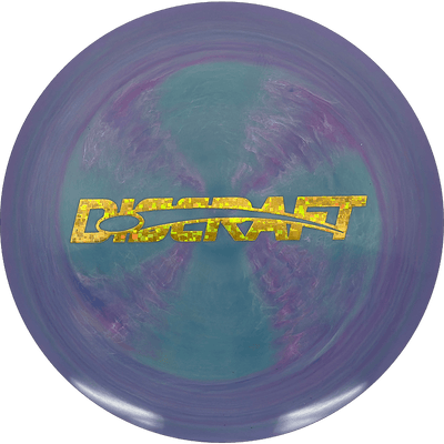 Discraft Stalker Discraft Stalker - ESP Swirl / 175-76g - Teal/Lavender Violet (Gold Disco) - Skyline Disc Golf