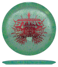 Discraft Sting - Stiff CryZtal Confetti - 2026 Ledgestone (Season One) / 175-76g - Blue Green Glitter (Red Chrome) - Skyline Disc Golf