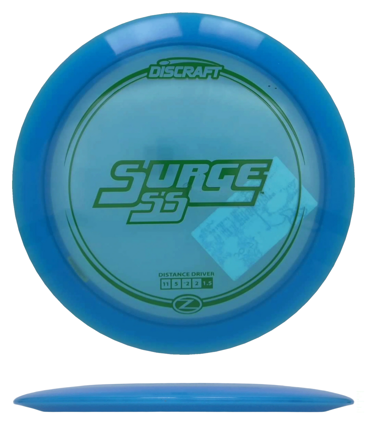 Discraft Surge SS - Z Line / 173-74g - Green (Blue Green) - Skyline Disc Golf