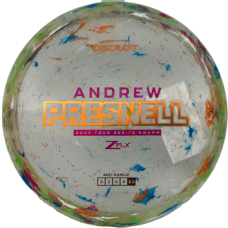 Discraft Swarm - Jawbreaker Z FLX - Andrew Presnell Tour Series / 177+ - Multicolor Jawbreaker (Magenta/Orange Chrome)
