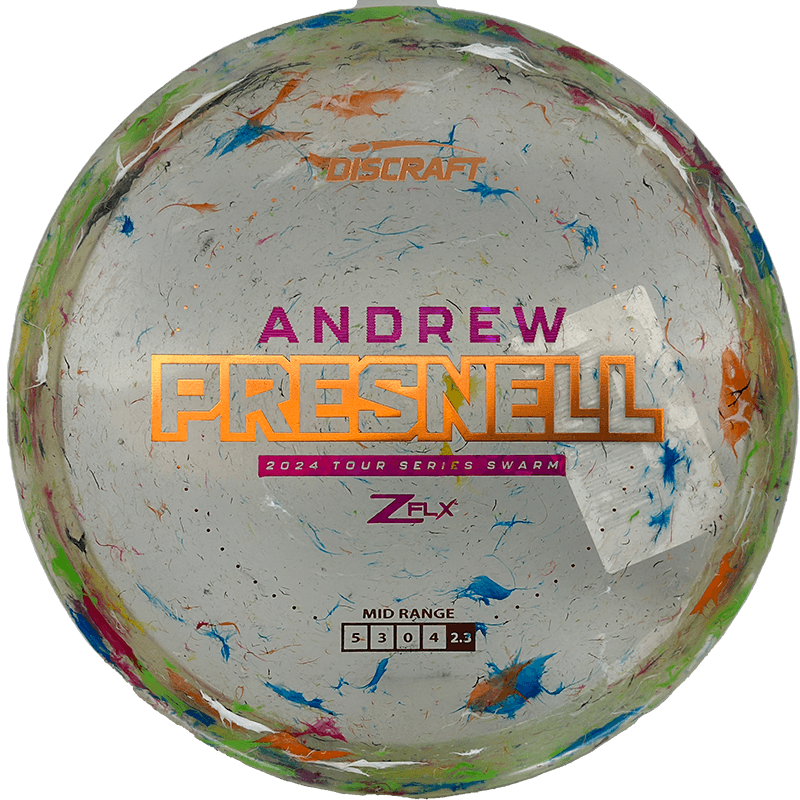 Discraft Swarm Discraft Swarm - Jawbreaker Z FLX - Andrew Presnell Tour Series / 177+ - Multicolor Jawbreaker (Magenta/Orange Chrome) - Skyline Disc Golf