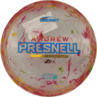 Discraft Swarm Discraft Swarm - Jawbreaker Z FLX - Andrew Presnell Tour Series / 177+ - Multicolor Jawbreaker (Rainbow/Blue Foil) - Skyline Disc Golf