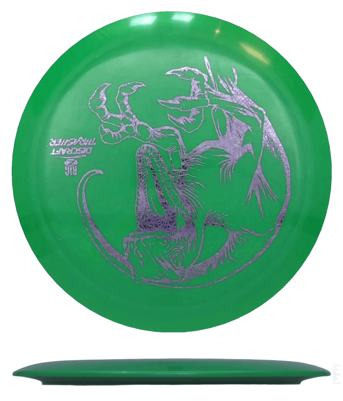 170 - 72g - Green (Lavender Laser) Big Z Discraft Thrasher - Skyline Disc Golf