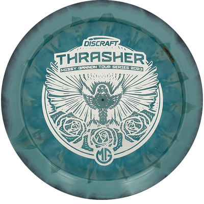 Discraft Thrasher Discraft Thrasher - Signature ESP - Missy Gannon Tour Series / 173-74g - Blue Green Burst (Silver) - Skyline Disc Golf