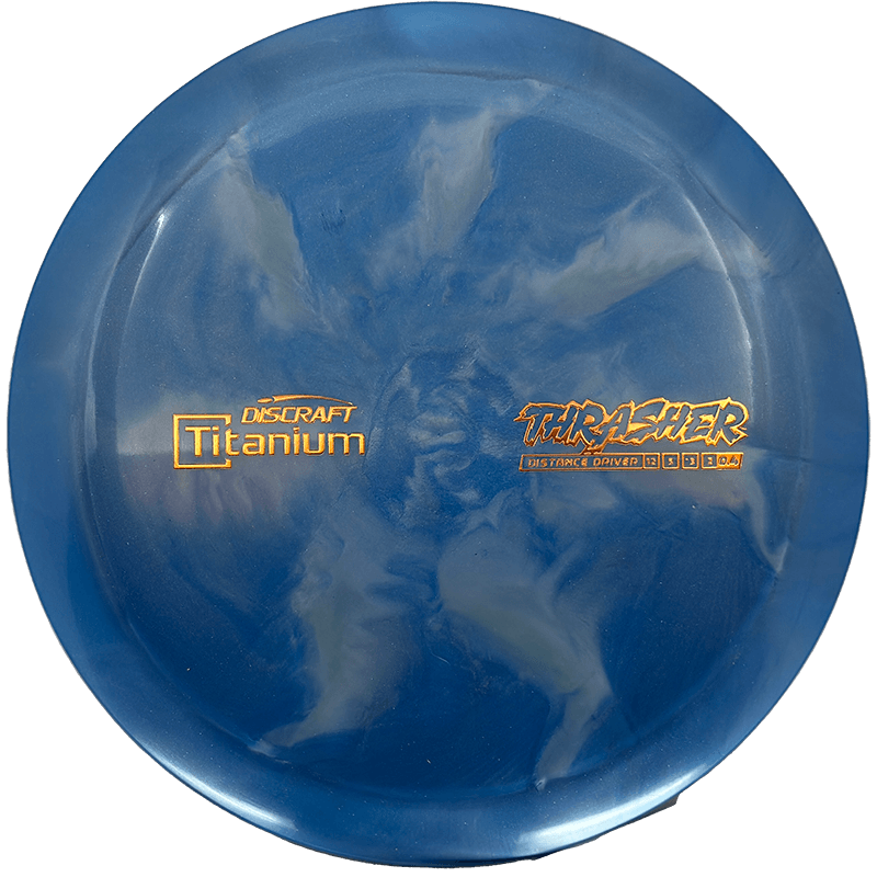 Discraft Thrasher Discraft Thrasher - Titanium / 173-74g - Blue Swirl (Orange Foil) - Skyline Disc Golf