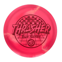 160 - 63g - Hot Pink Swirl (Red) Thrasher Discraft Tour Series '22 - Skyline Disc Golf