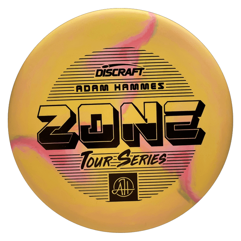 Discraft Tour Series '22 - Zone / 170-72g - Banana/Pink Swirl (Black)