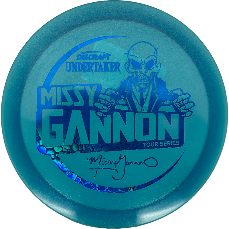 Discraft Undertaker Discraft Undertaker - Metallic Z - Missy Gannon Tour Series / 173-74g - Blue (Aqua) - Skyline Disc Golf