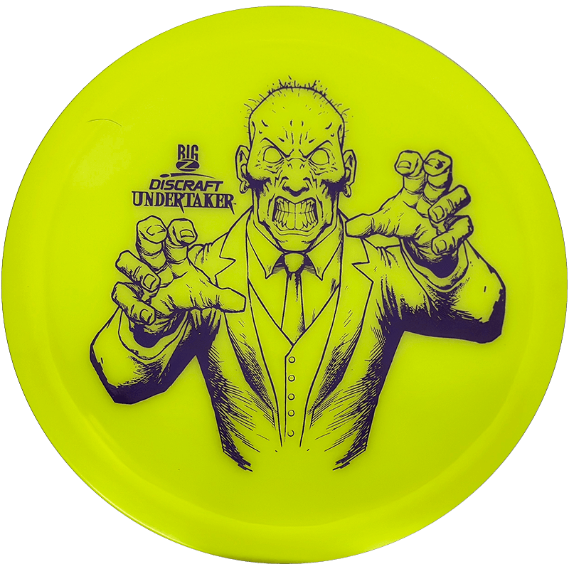 Discraft Undertaker Discraft Undertaker - Big Z / 170-72g - Yellow (Royal Blue/Purple) - Skyline Disc Golf