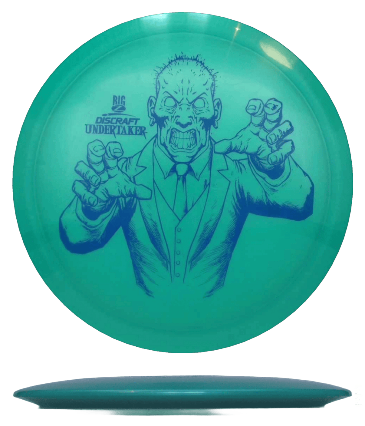 173 - 74g - Seafoam (Blue) Big Z Discraft Undertaker - Skyline Disc Golf