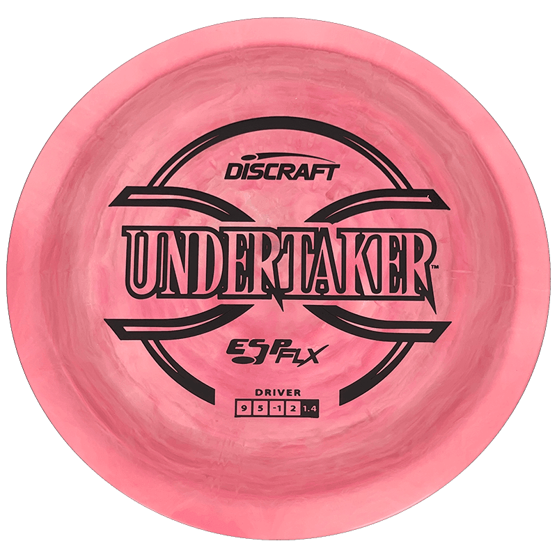 Discraft Undertaker Discraft Undertaker - ESP FLX / 170-72g - Rich Pink Swirl (Black) - Skyline Disc Golf