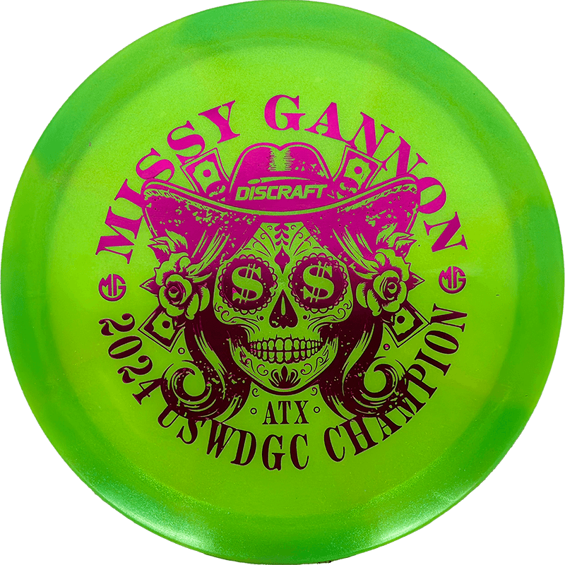 Discraft Undertaker Discraft Undertaker - Z Swirl / 173-74g - Lime Green (Magenta Foil) - Skyline Disc Golf