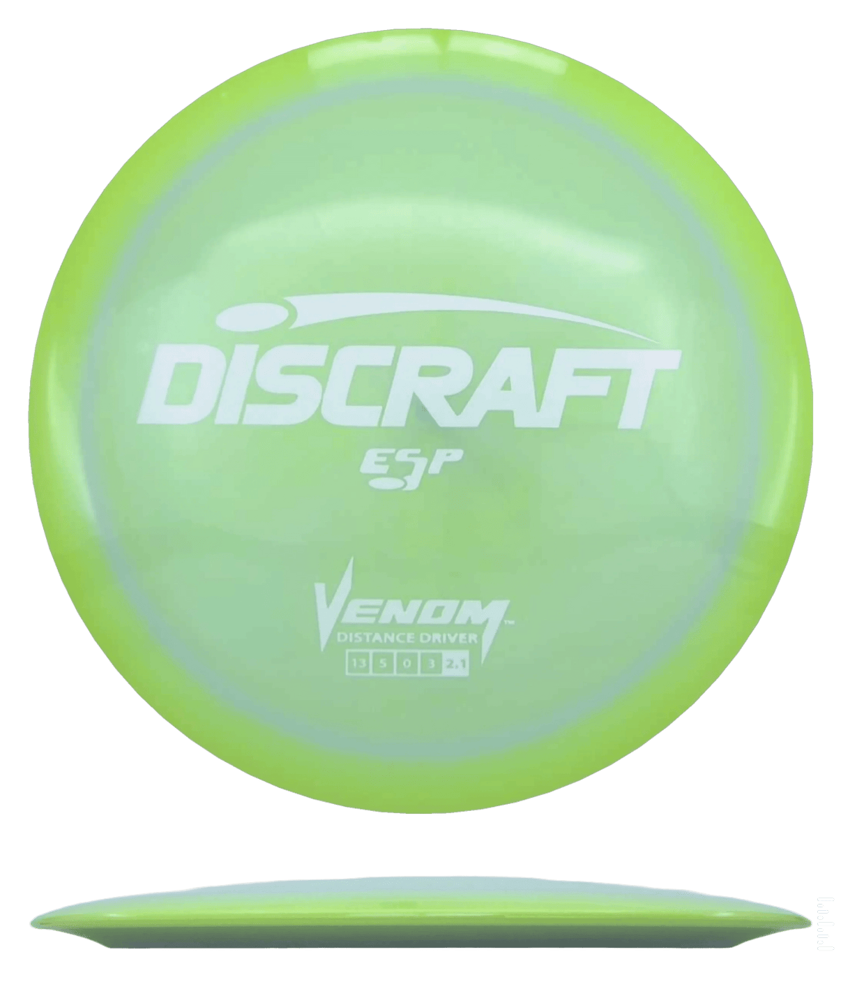 Discraft Venom - ESP / 167-69g - Chartreuse (White) - Skyline Disc Golf