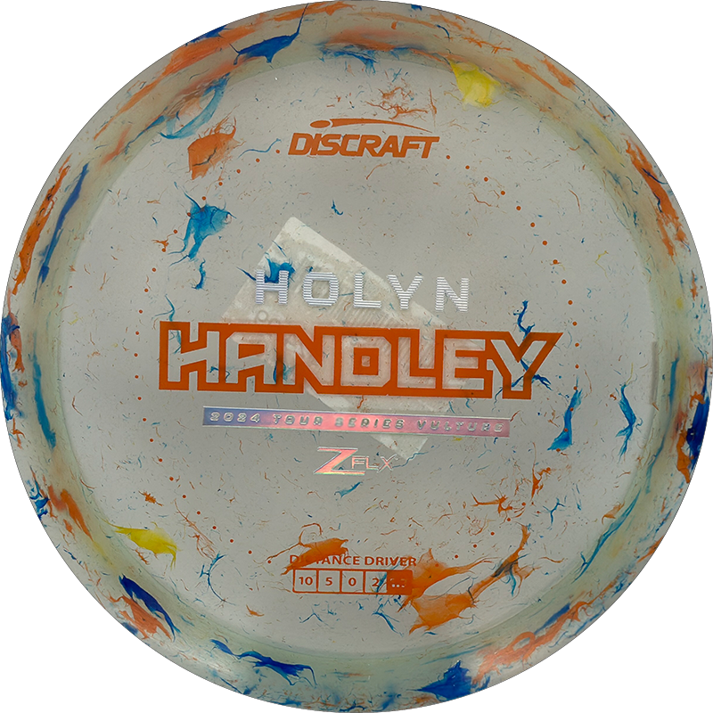 Discraft Vulture Discraft Vulture - Jawbreaker Z FLX - Holyn Handley Tour Series / 173-74g - Multicolor Jawbreaker (Chrome/Orange) - Skyline Disc Golf