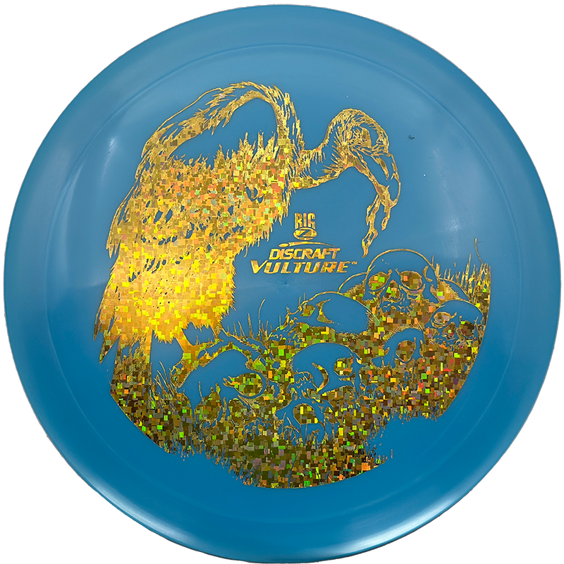 Discraft Vulture Discraft Vulture - Big Z / 173-74g - Sky Blue (Gold Disco) - Skyline Disc Golf