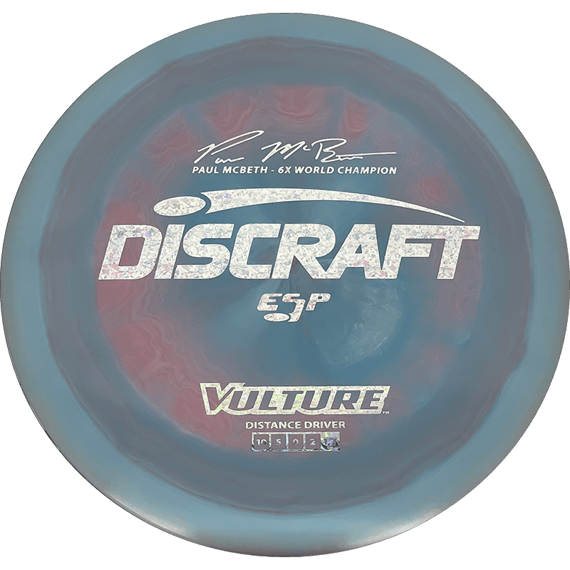 Discraft Vulture Discraft Vulture - ESP / 175-76g - Robins Egg Pink Swirl (Silver Glitter) - Skyline Disc Golf