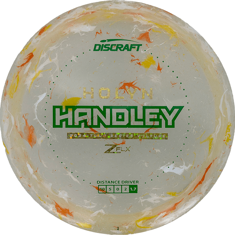 Discraft Vulture Discraft Vulture - Jawbreaker Z FLX - Holyn Handley Tour Series / 173-74g - Yellow/Orange-ish Jawbreaker (Green/Gold Shatter) - Skyline Disc Golf