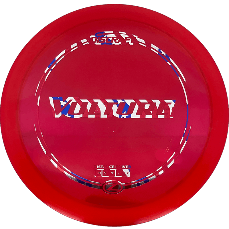 Discraft Vulture Discraft Vulture - Z Line / 173-74g - Red (Flag Foil) - Skyline Disc Golf