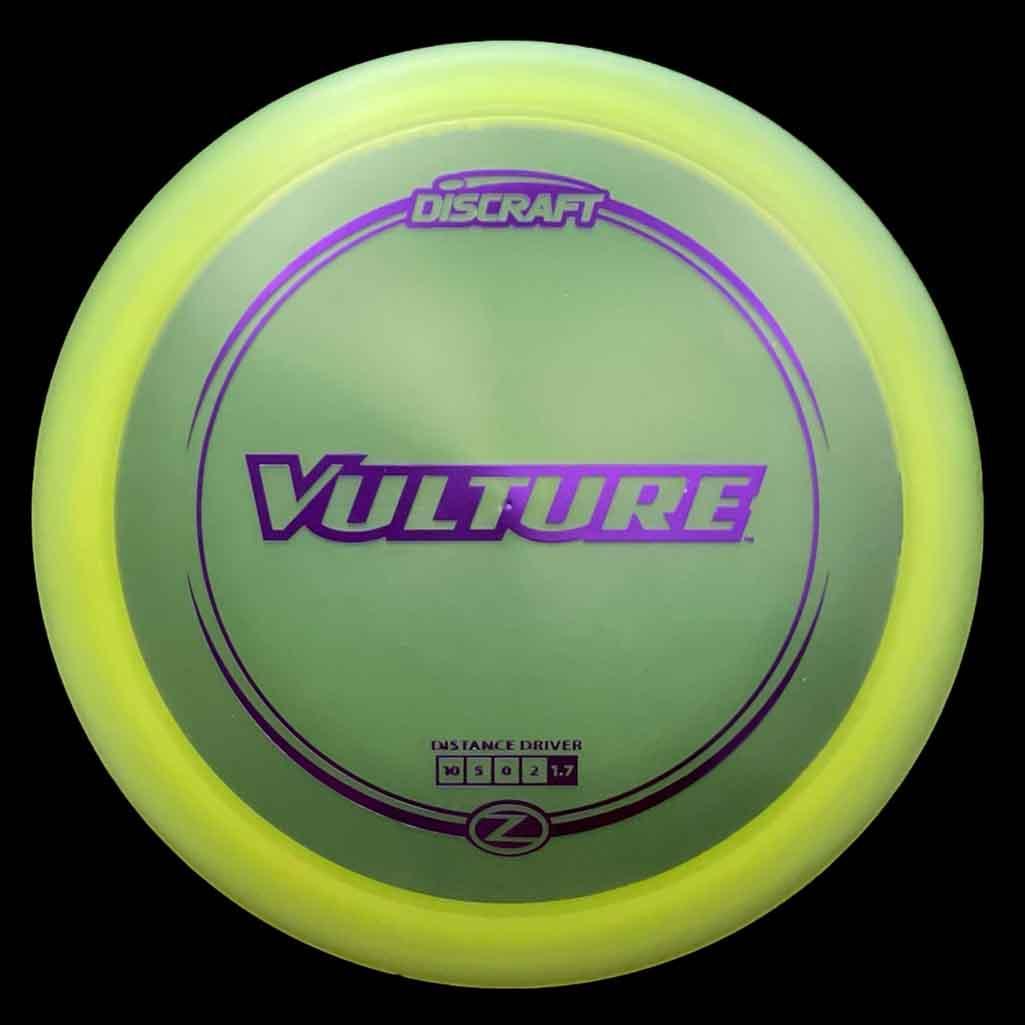 Discraft Vulture Discraft Vulture - Z Line / 175-76 - Yellow (Purple Foil) - Skyline Disc Golf