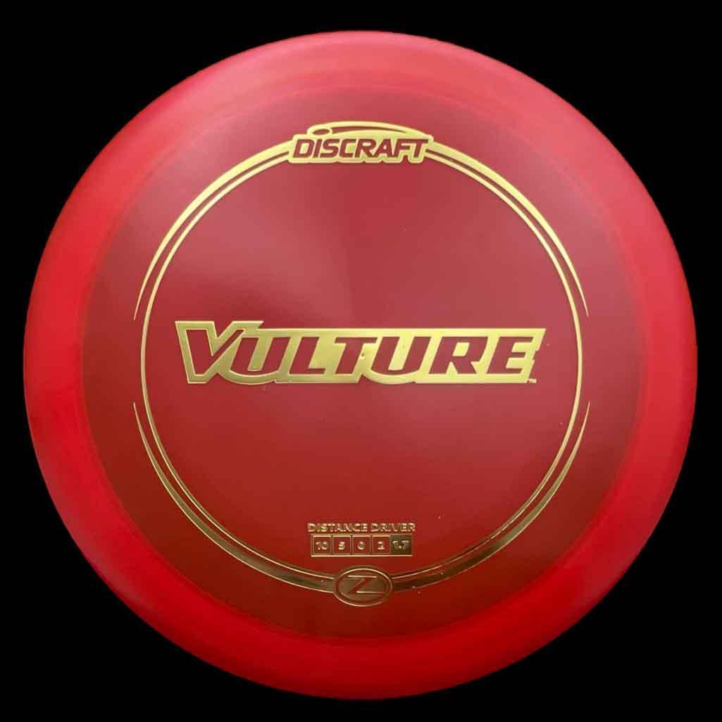 Discraft Vulture Discraft Vulture - Z Line / 175-76g - Red (Gold) - Skyline Disc Golf