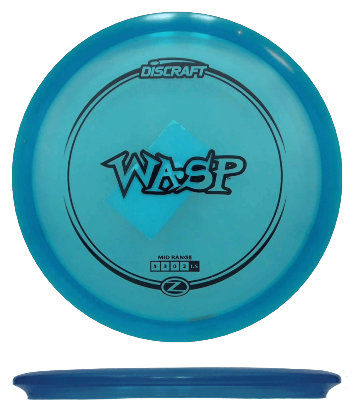 175 - 76g - Blue (Black) Z line Discraft Wasp - Skyline Disc Golf