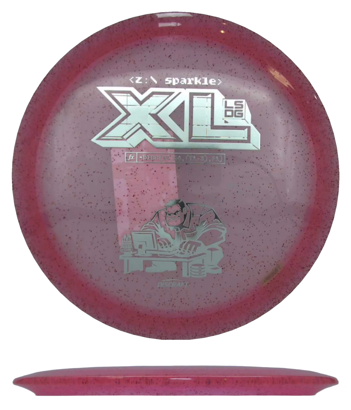 Discraft XL - Z Sparkle - 2026 Ledgestone (Season One) / 173-74g - Pink (Silver) - Skyline Disc Golf