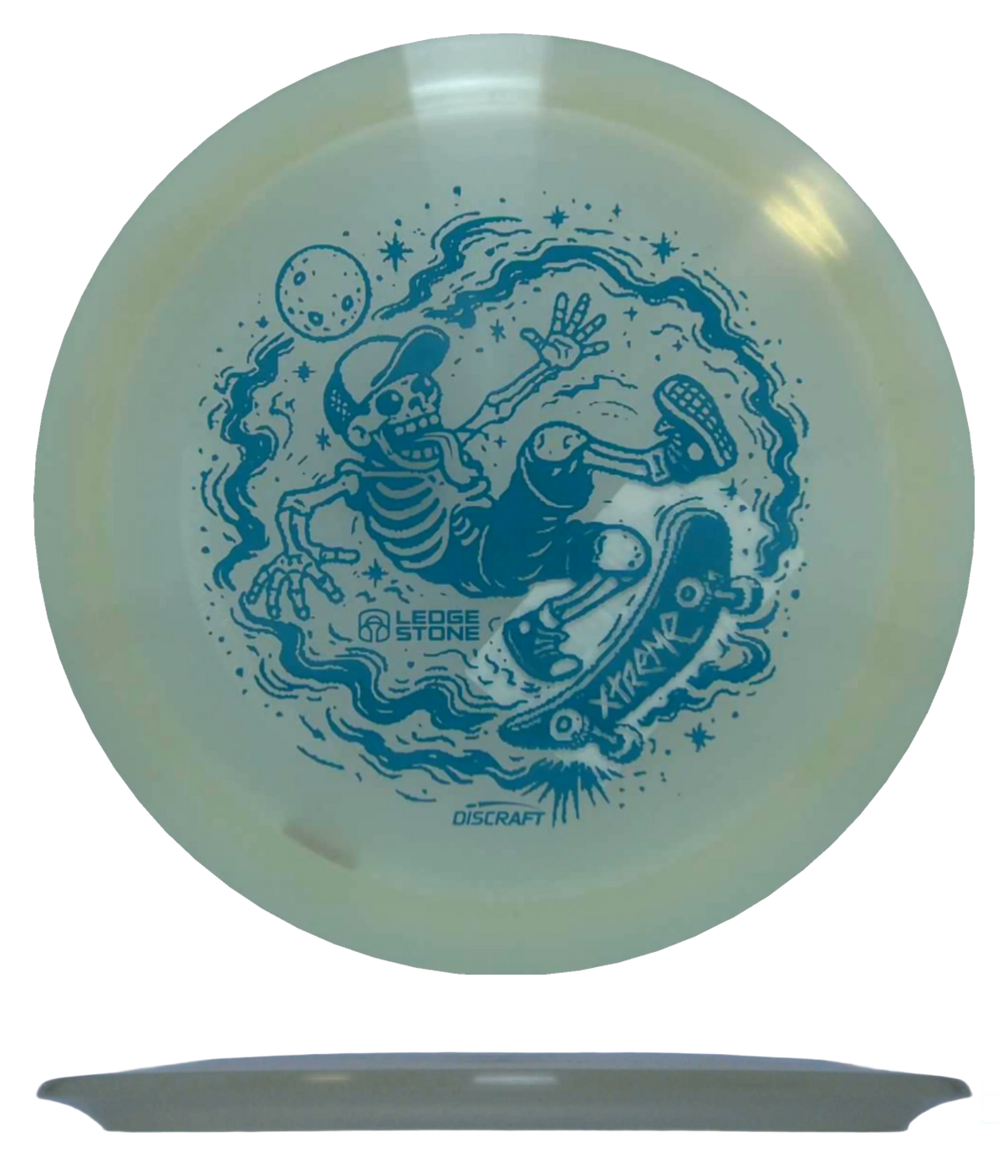Discraft Xtreme - Z Glo Lite / 155-59g - Glow (Blue Green) - Skyline Disc Golf